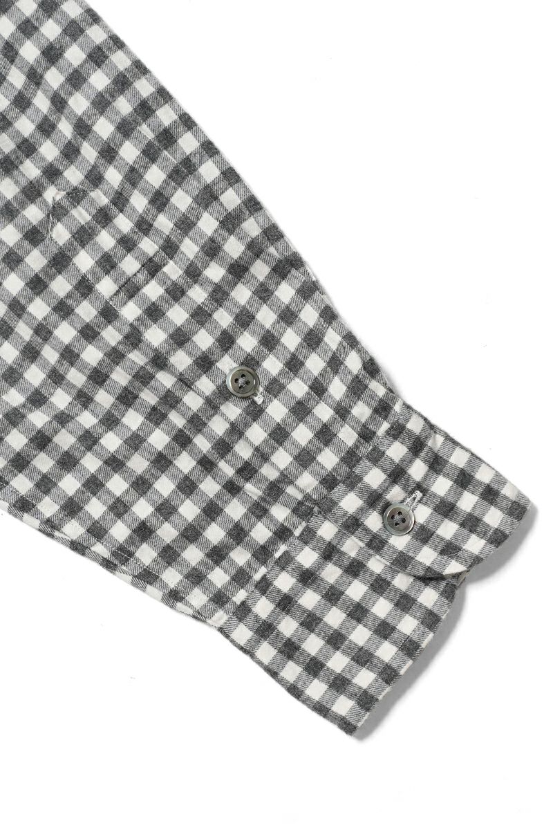 Porter Classic(ポータークラシック) ROLL UP FLANNEL GINGHAM CHECK SHIRT ロールアップフランネルギンガムチェックシャツ PC-016-3684