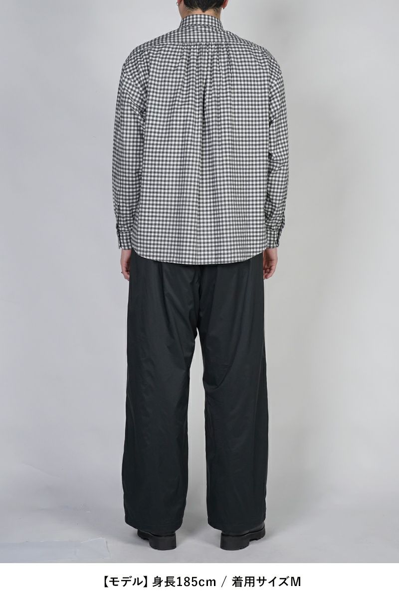 Porter Classic(ポータークラシック) ROLL UP FLANNEL GINGHAM CHECK SHIRT ロールアップフランネルギンガムチェックシャツ PC-016-3684