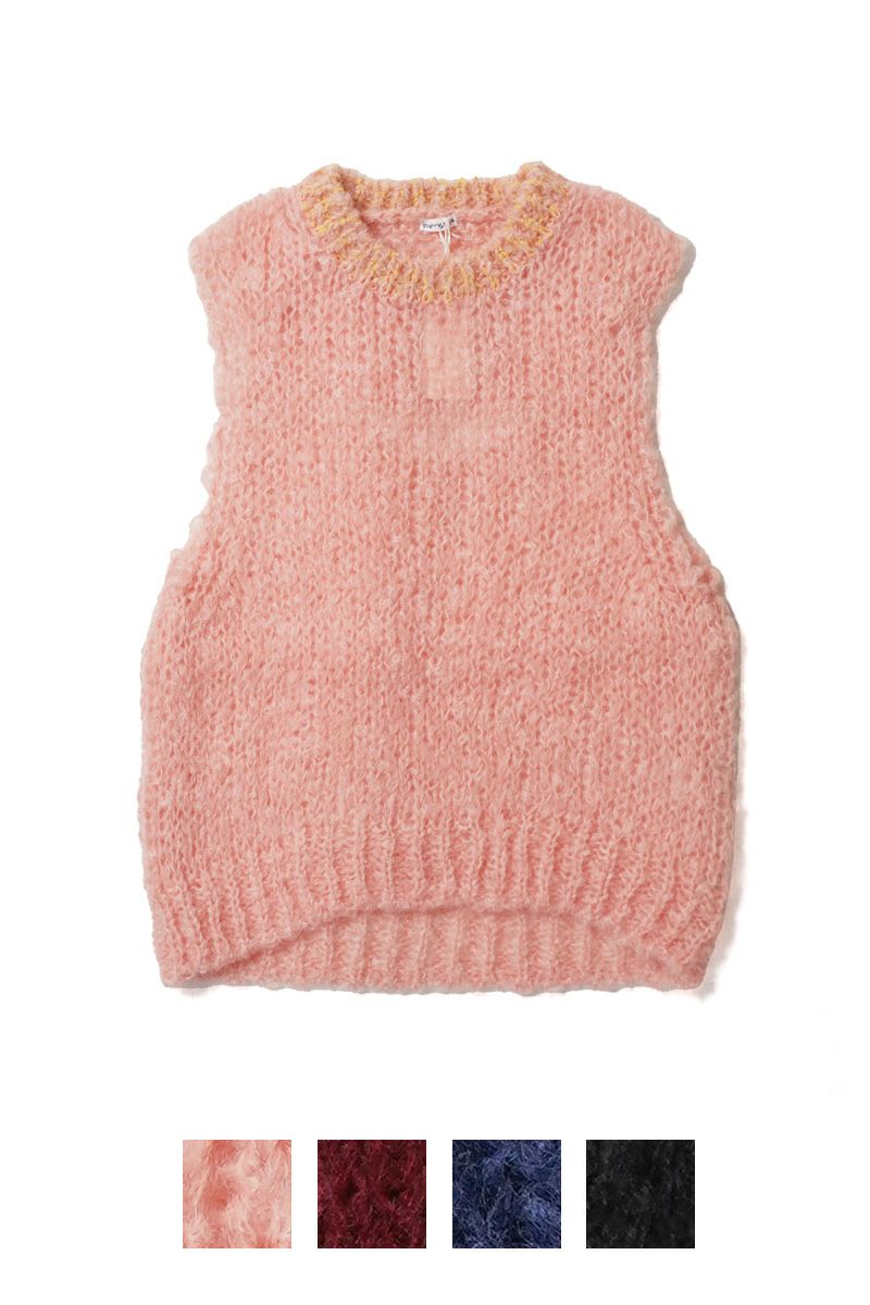  homspun(ホームスパン) > homspun(ホームスパン)モヘア　プルオーバー　ベスト　7926 