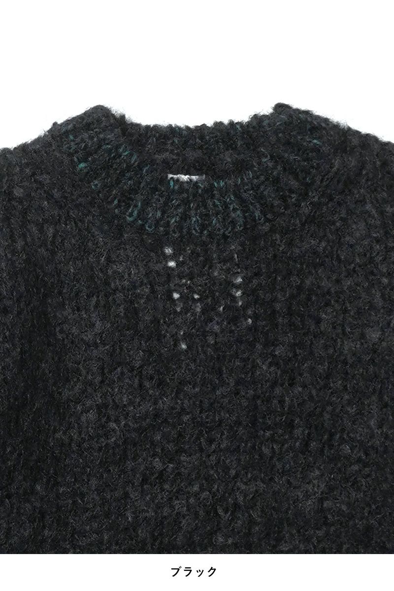  homspun(ホームスパン) > homspun(ホームスパン)モヘア　プルオーバーニット　セーター　7927 