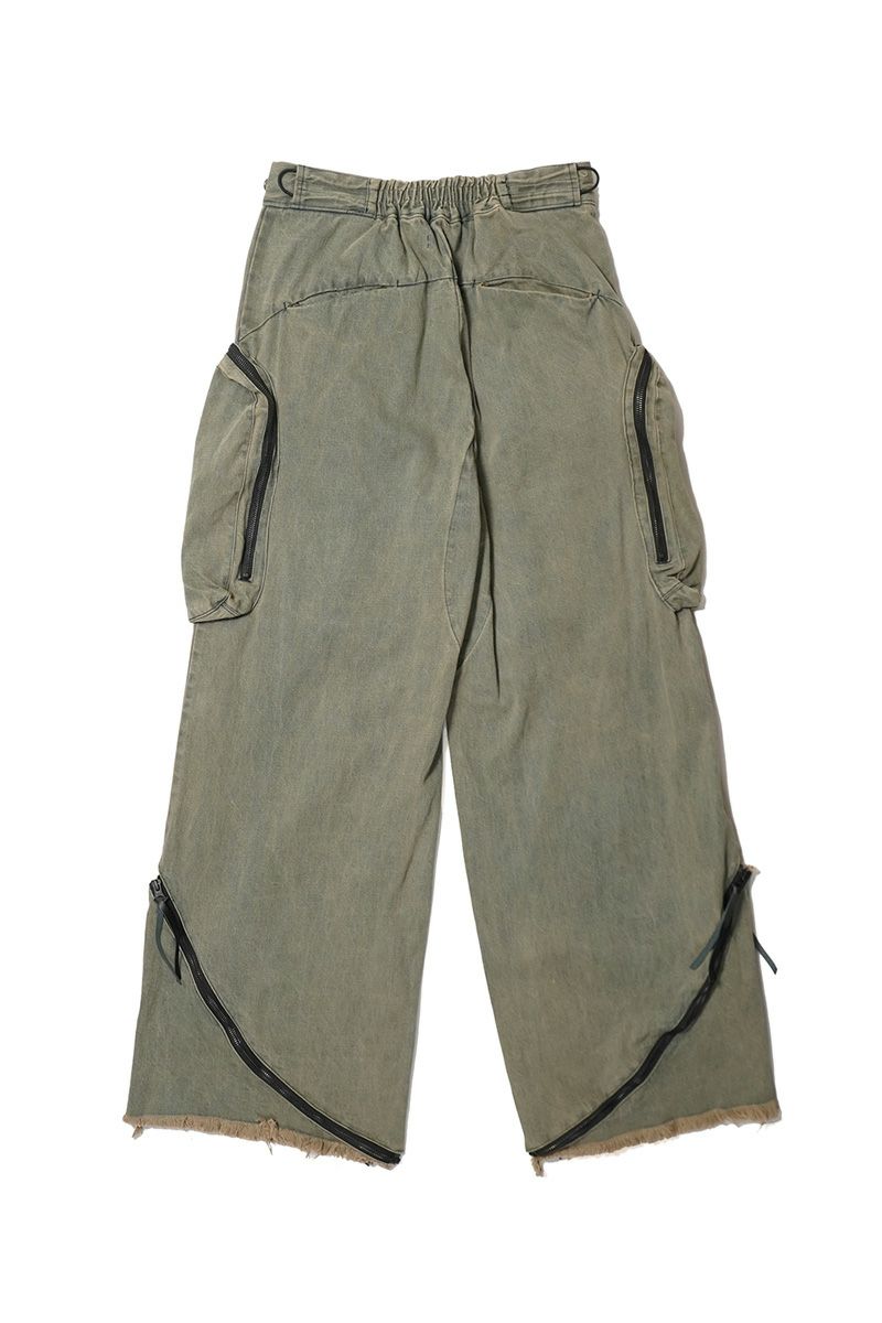  SYUMAN.(シュウマン) > SYUMAN.(シュウマン) Parachute cargo trousers by Dust sax 25FW-MS001-A 