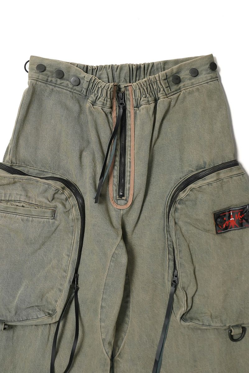  SYUMAN.(シュウマン) > SYUMAN.(シュウマン) Parachute cargo trousers by Dust sax 25FW-MS001-A 