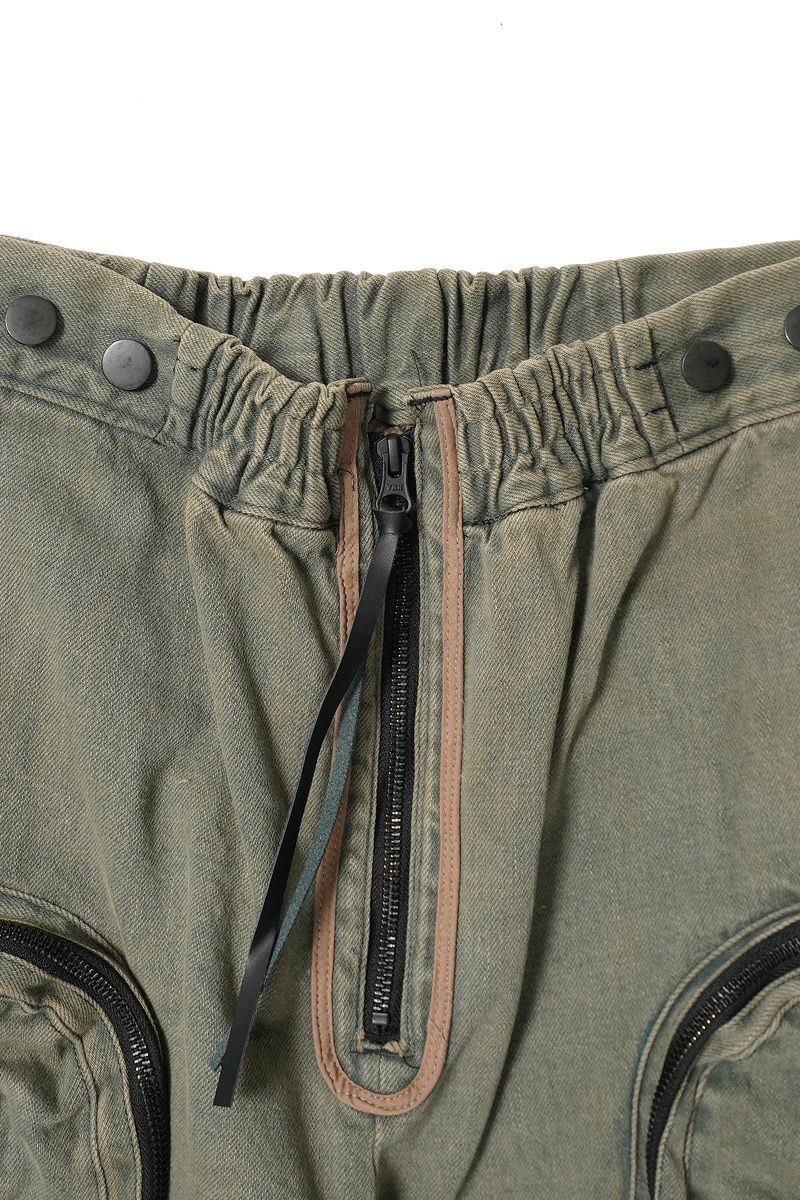  SYUMAN.(シュウマン) > SYUMAN.(シュウマン) Parachute cargo trousers by Dust sax 25FW-MS001-A 