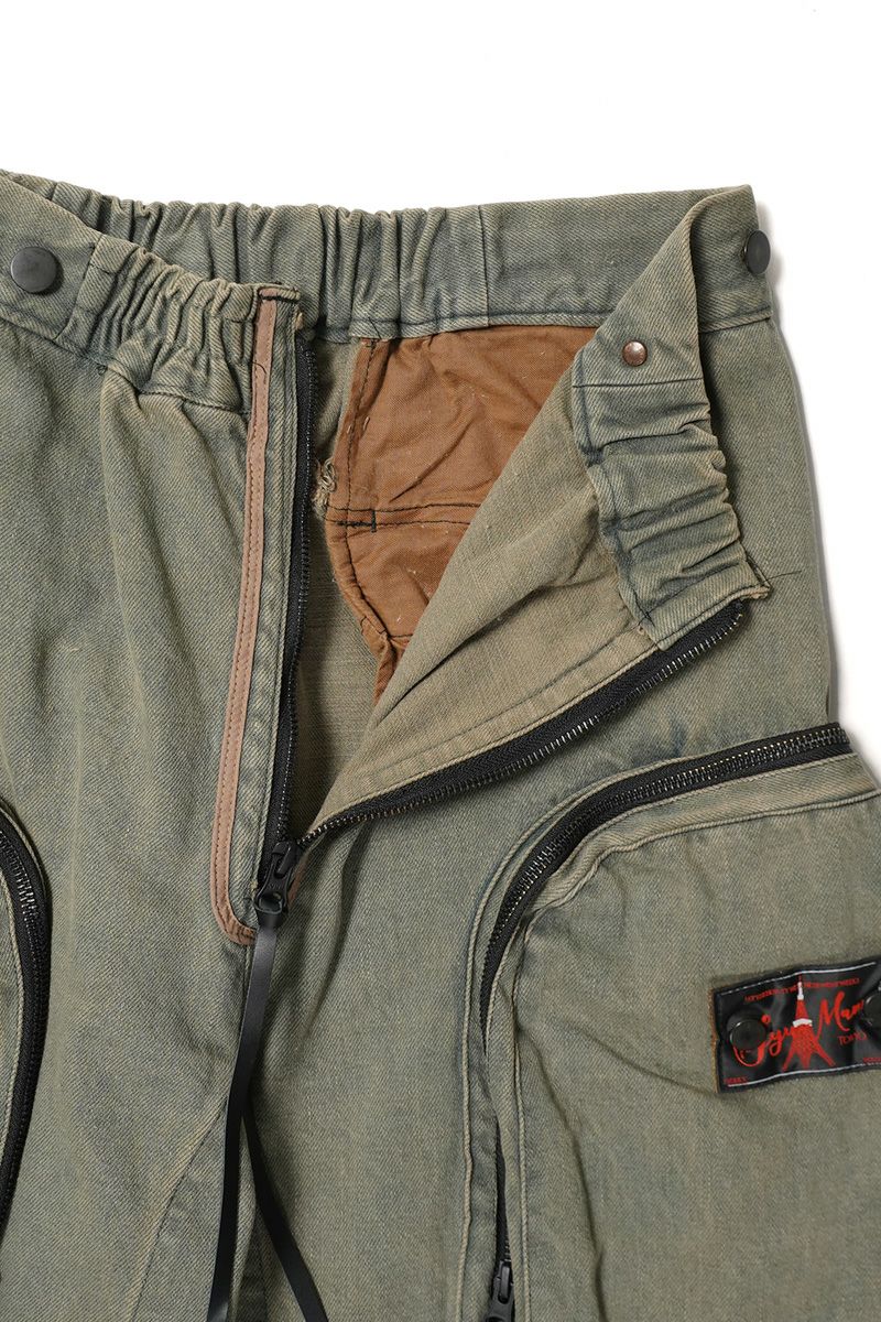  SYUMAN.(シュウマン) > SYUMAN.(シュウマン) Parachute cargo trousers by Dust sax 25FW-MS001-A 