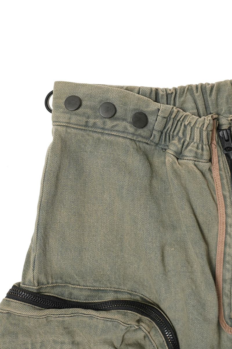  SYUMAN.(シュウマン) > SYUMAN.(シュウマン) Parachute cargo trousers by Dust sax 25FW-MS001-A 