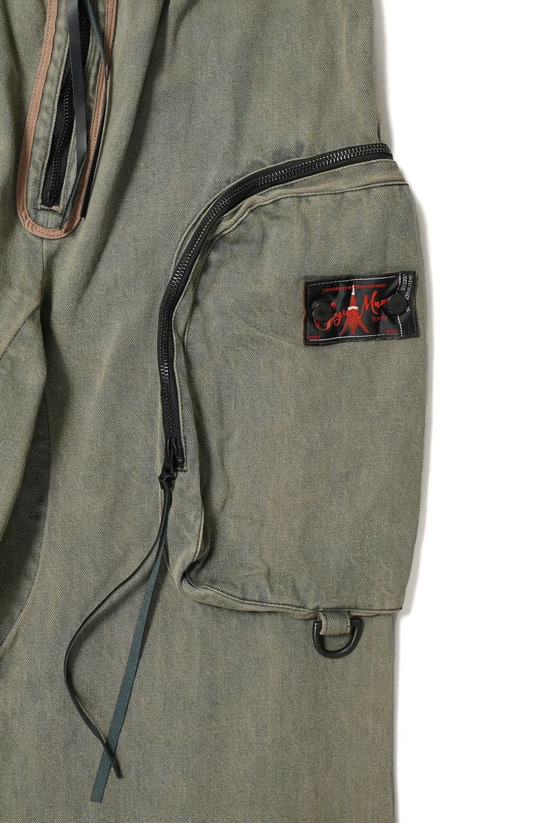  SYUMAN.(シュウマン) > SYUMAN.(シュウマン) Parachute cargo trousers by Dust sax 25FW-MS001-A 
