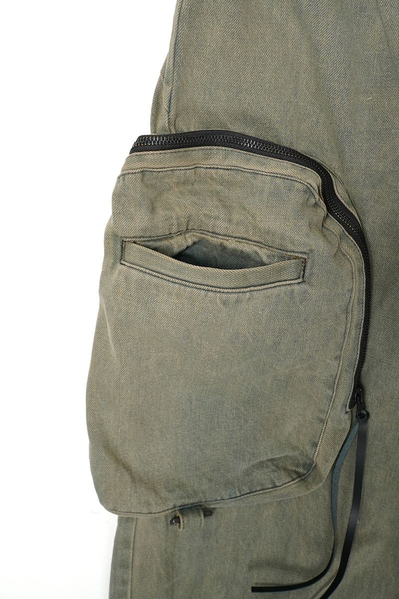  SYUMAN.(シュウマン) > SYUMAN.(シュウマン) Parachute cargo trousers by Dust sax 25FW-MS001-A 
