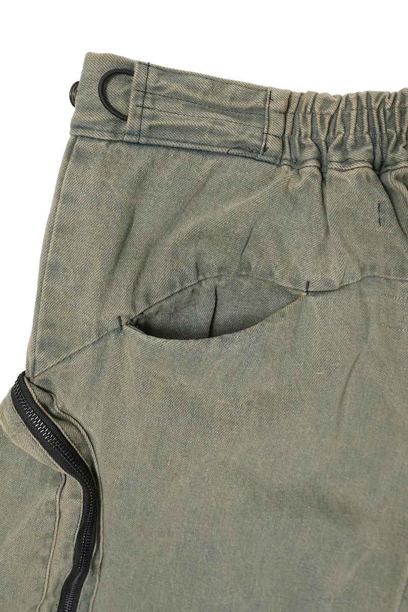  SYUMAN.(シュウマン) > SYUMAN.(シュウマン) Parachute cargo trousers by Dust sax 25FW-MS001-A 