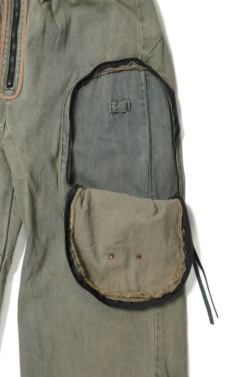  SYUMAN.(シュウマン) > SYUMAN.(シュウマン) Parachute cargo trousers by Dust sax 25FW-MS001-A 