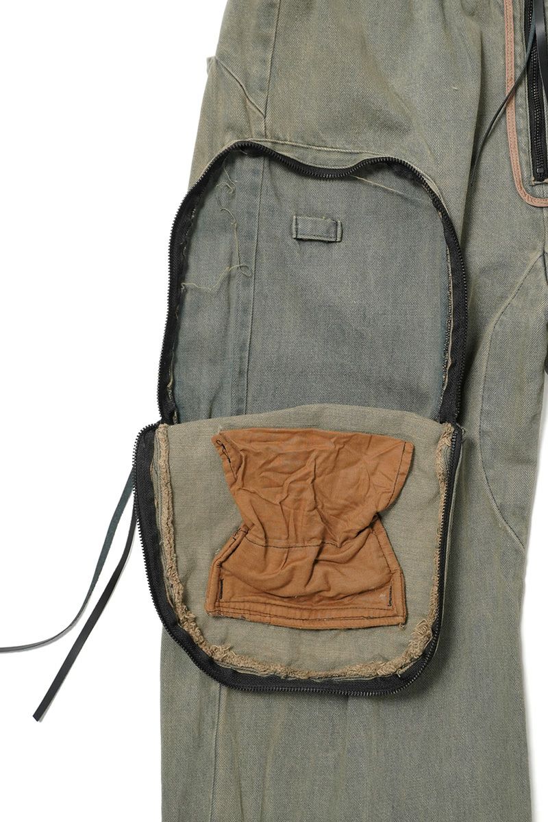  SYUMAN.(シュウマン) > SYUMAN.(シュウマン) Parachute cargo trousers by Dust sax 25FW-MS001-A 