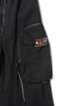  SYUMAN.(シュウマン) > SYUMAN.(シュウマン) Parachute cargo trousers by Blk 25FW-MS001-B