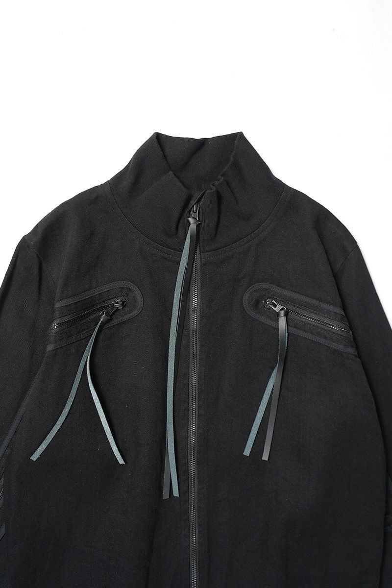  SYUMAN.(シュウマン) > SYUMAN.(シュウマン) Jet track jacket by Blk 25FW-MS002-B 