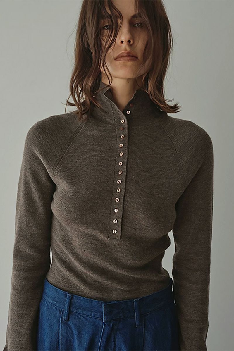 ETRE TOKYO(エトレトウキョウ) 2wayコンフィーハイネックニットプルオーバー 1225611147