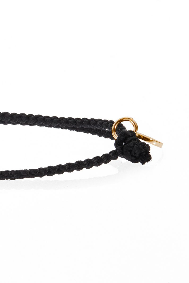 XOLO(ショロ) Connect with Hair Line Link Silk Code Braceret -Gold- コネクトヘアーラインリンクシルクコードブレスレット XOCB006G