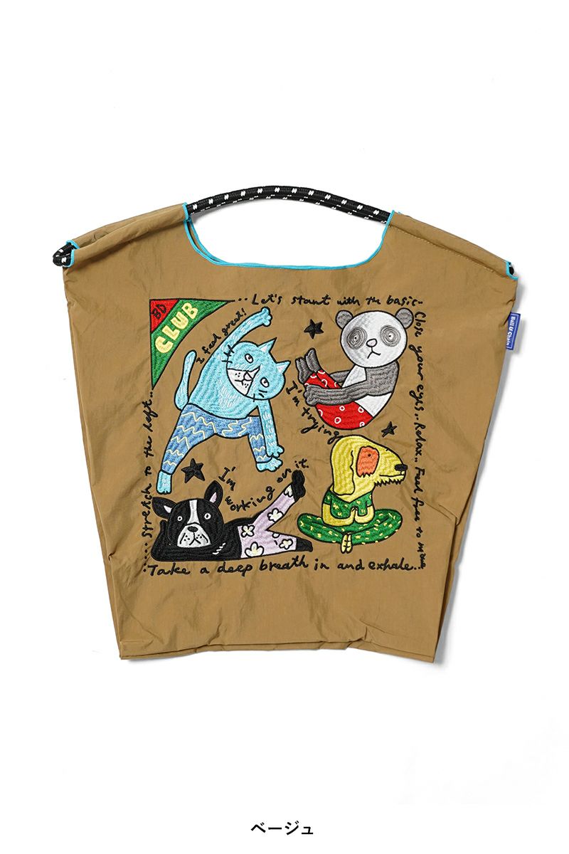 Ball & Chain(ボールアンドチェーン) BOBBY DAZZLER CLUB(M) ボビーダズラー ヨガクラス(M) ショッピングバック トートバッグ 322007