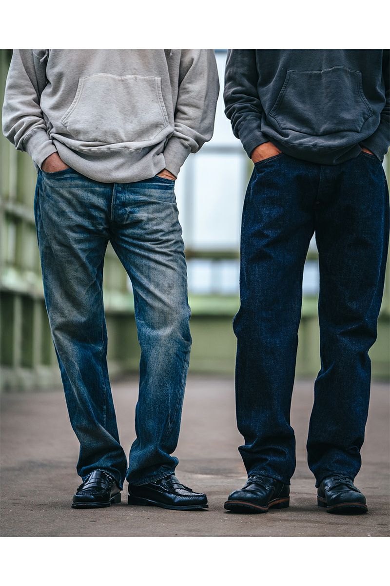 SAINT Mxxxxxx(セントマイケル) SM-HR1-0000-C60 / BerBerJin DENIM PNT / 5PKTS DAMAGE / BLUE ベルベルジン 5ポケット ダメージパンツ