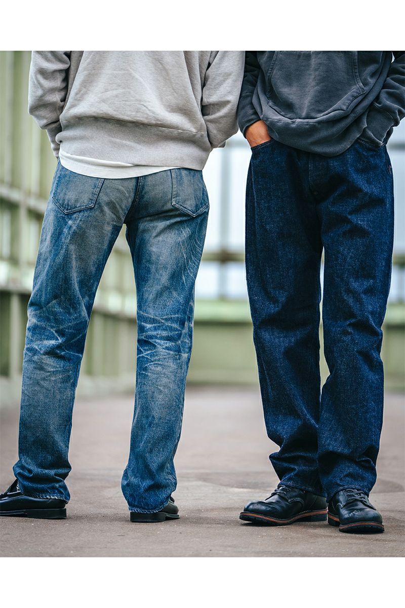 SAINT Mxxxxxx(セントマイケル) SM-HR1-0000-C60 / BerBerJin DENIM PNT / 5PKTS DAMAGE / BLUE ベルベルジン 5ポケット ダメージパンツ