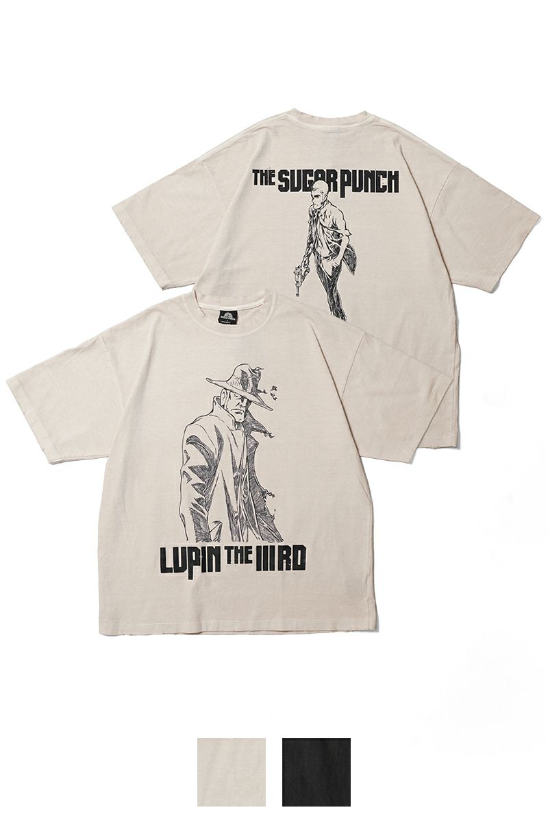 SUGAR PUNCH(シュガーパンチ) SS T-Shirt (ZENIGATA/LUPIN) 半袖Tシャツ 銭形 ルパン LUPIN THE IIIRD THE MOVIE 不死身の血族 TLPM25AM002