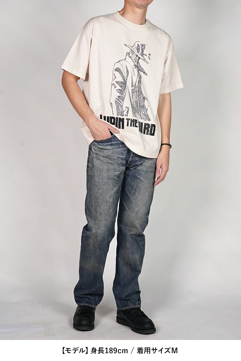 SUGAR PUNCH(シュガーパンチ) SS T-Shirt (ZENIGATA/LUPIN) 半袖Tシャツ 銭形 ルパン LUPIN THE IIIRD THE MOVIE 不死身の血族 TLPM25AM002