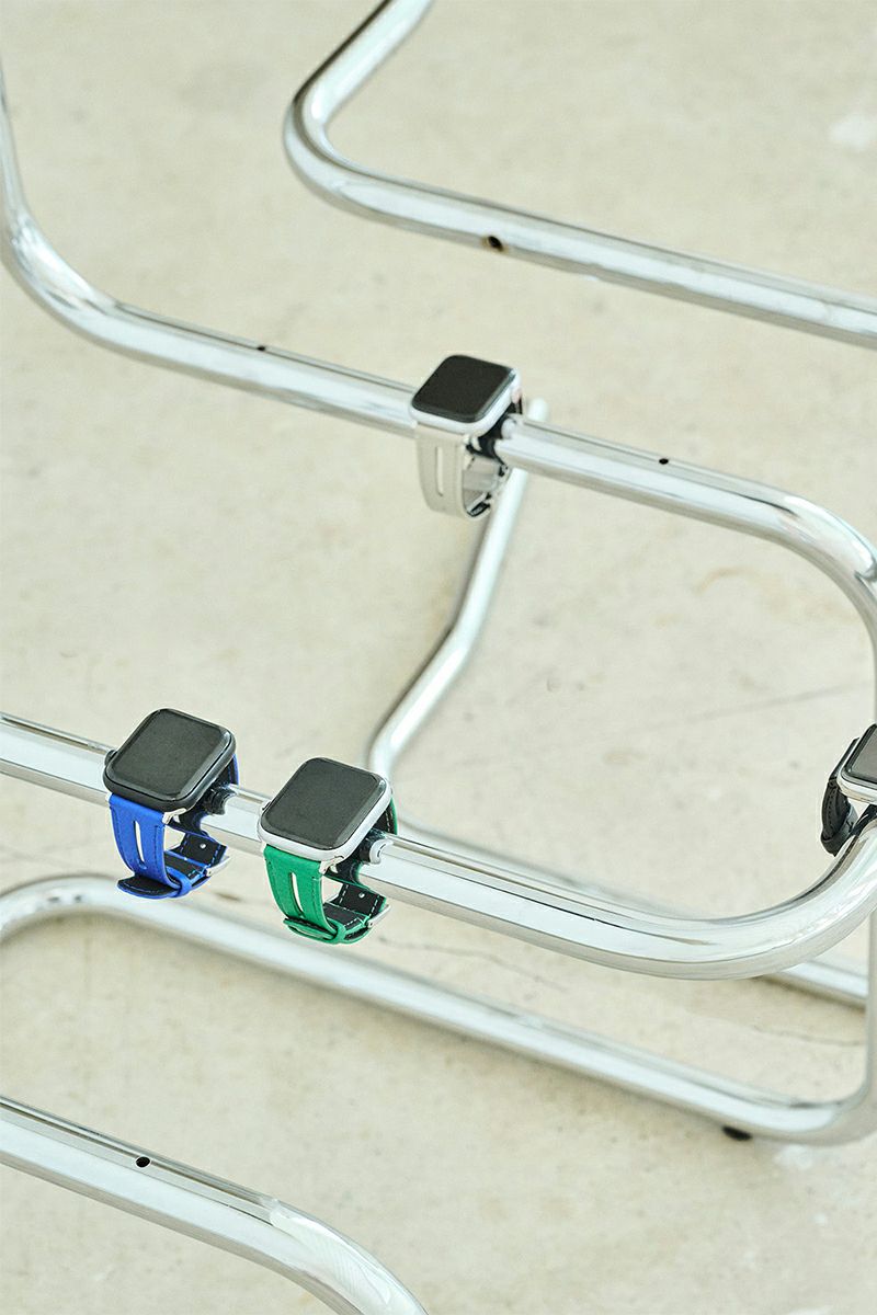 objcts.io(オブジェクツアイオー) レザーハイブリッドバンド for Apple Watch Large