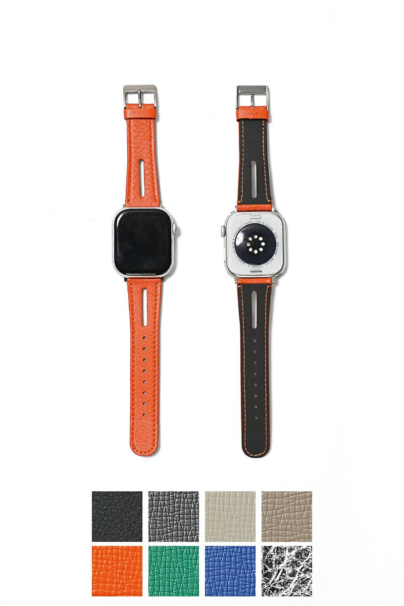 objcts.io(オブジェクツアイオー) レザーハイブリッドバンド for Apple Watch Small