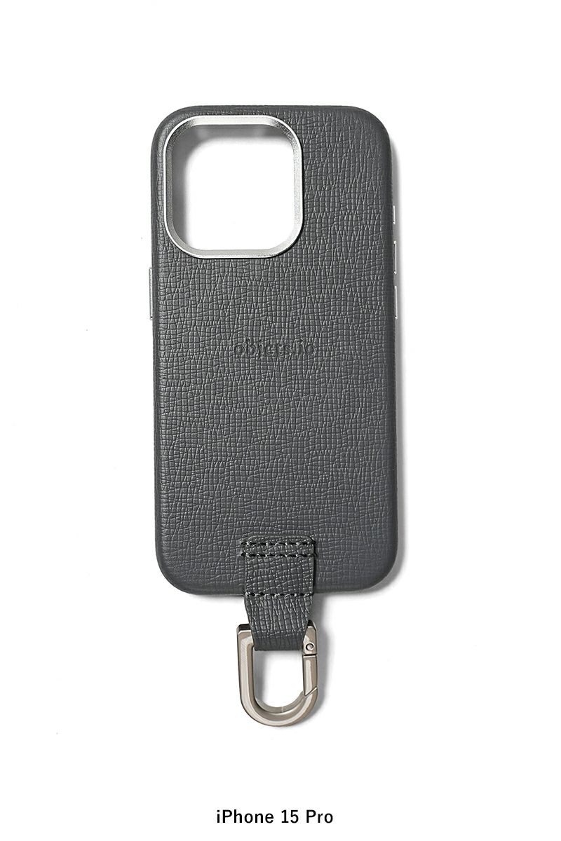 objcts.io(オブジェクツアイオー) カラビナ付iPhoneケース