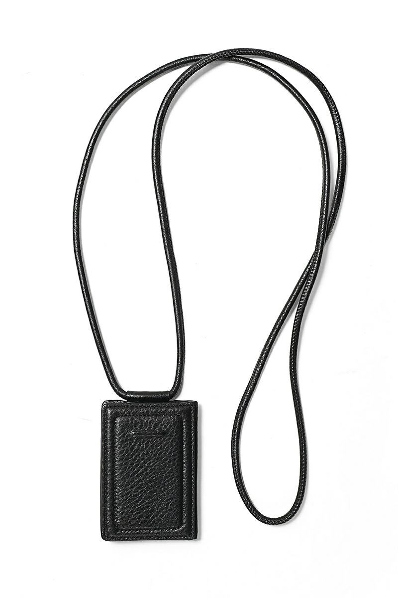 objcts.io(オブジェクツアイオー) iPhoneアクセサリー ストラップ付レザーカードケース