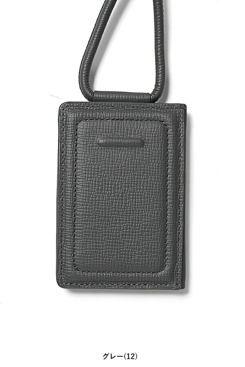 objcts.io(オブジェクツアイオー) iPhoneアクセサリー ストラップ付レザーカードケース