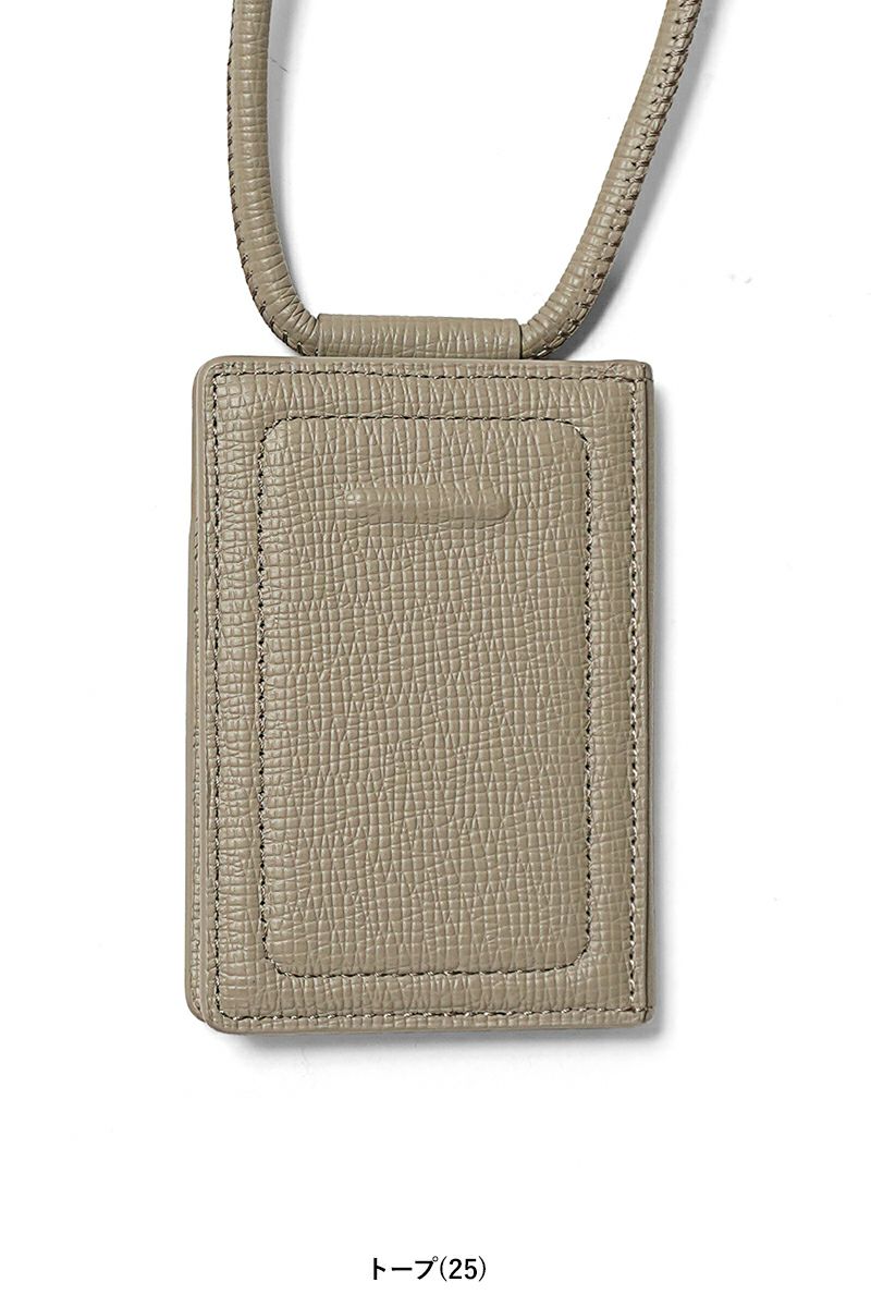 objcts.io(オブジェクツアイオー) iPhoneアクセサリー ストラップ付レザーカードケース