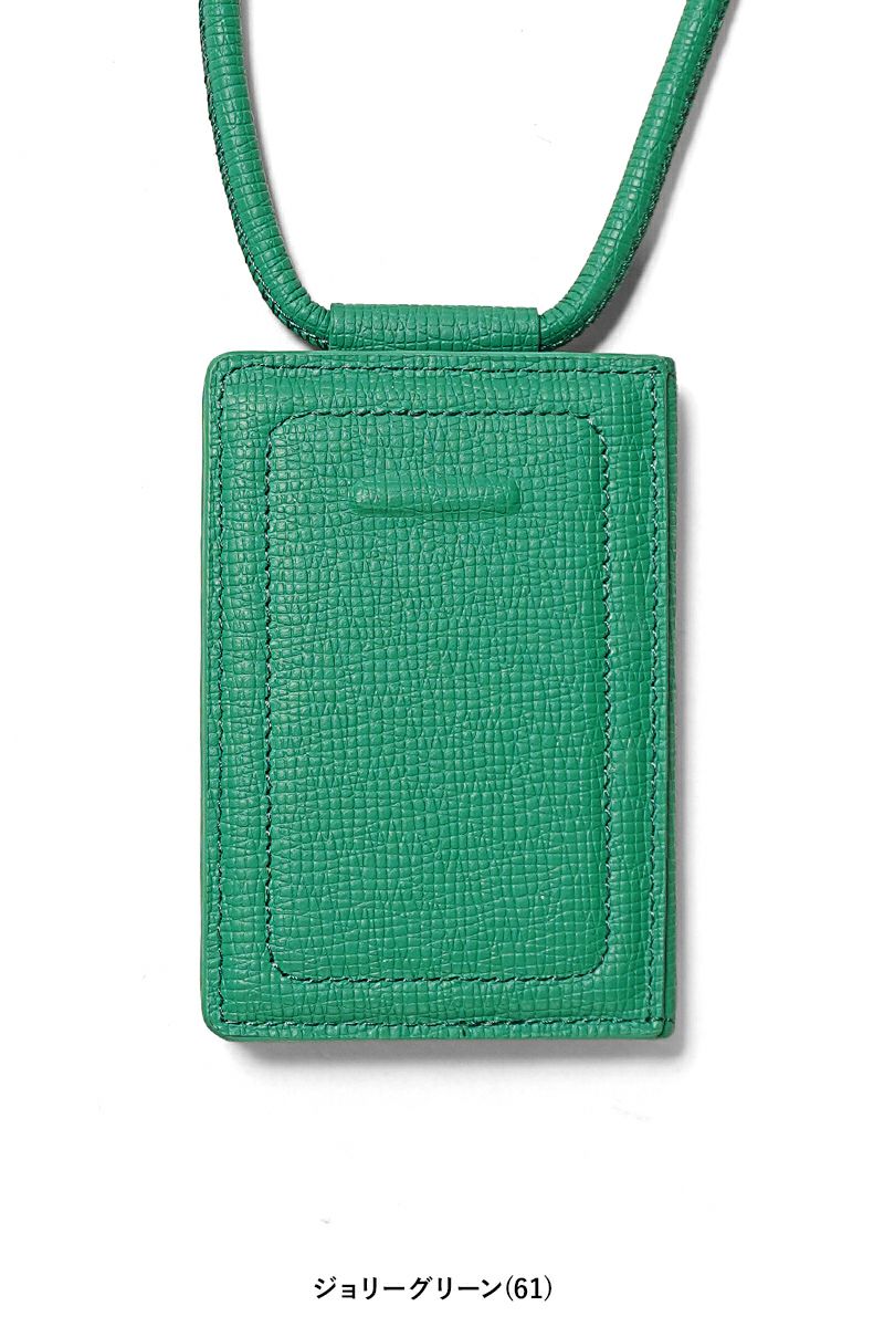 objcts.io(オブジェクツアイオー) iPhoneアクセサリー ストラップ付レザーカードケース