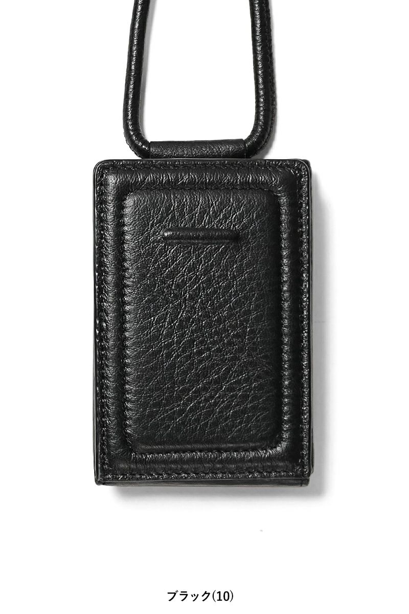 objcts.io(オブジェクツアイオー) iPhoneアクセサリー ストラップ付レザーウォレット