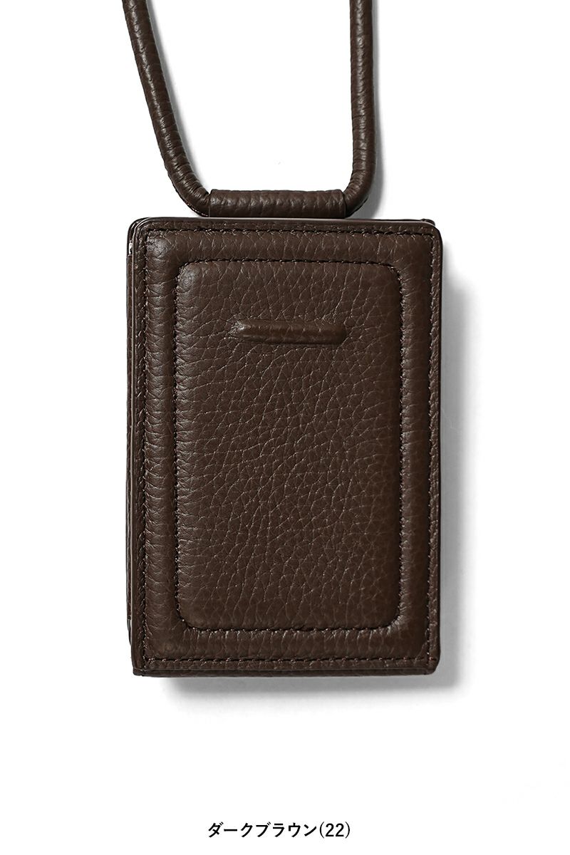 objcts.io(オブジェクツアイオー) iPhoneアクセサリー ストラップ付レザーウォレット