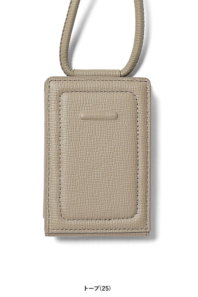 objcts.io(オブジェクツアイオー) iPhoneアクセサリー ストラップ付レザーウォレット