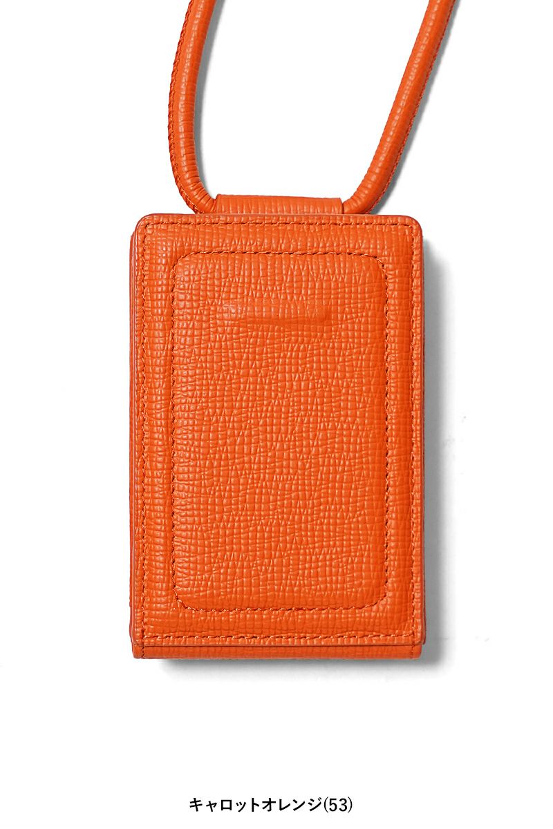 objcts.io(オブジェクツアイオー) iPhoneアクセサリー ストラップ付レザーウォレット