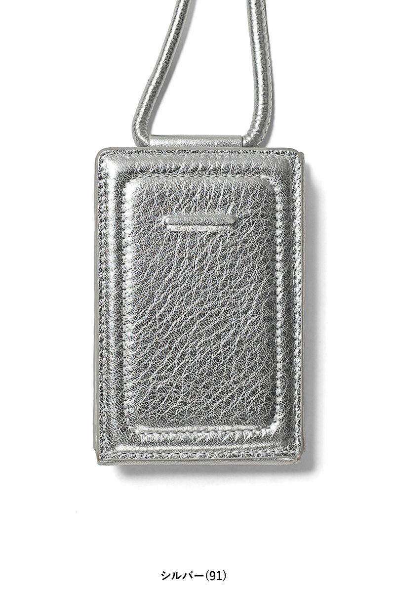 objcts.io(オブジェクツアイオー) iPhoneアクセサリー ストラップ付レザーウォレット