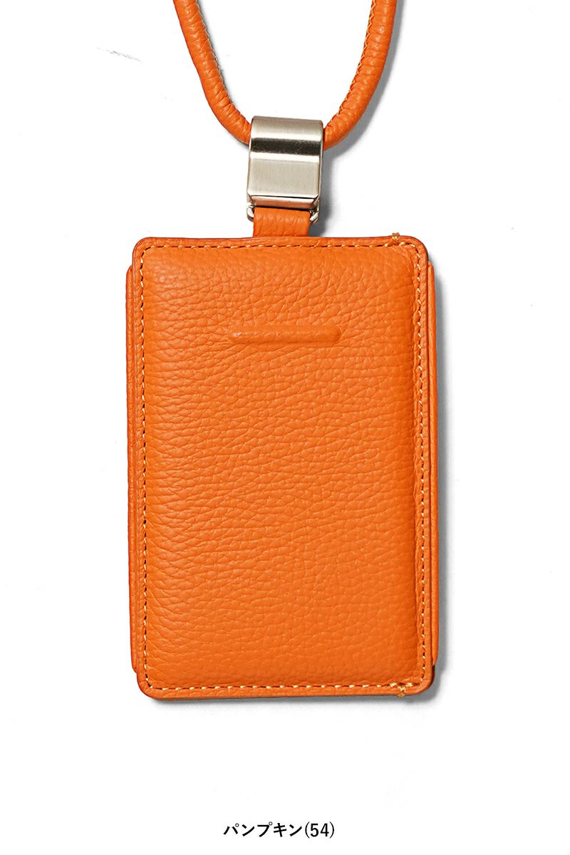 objcts.io(オブジェクツアイオー) iPhoneアクセサリー デタッチャブルストラップ付レザースリムカードホルダー