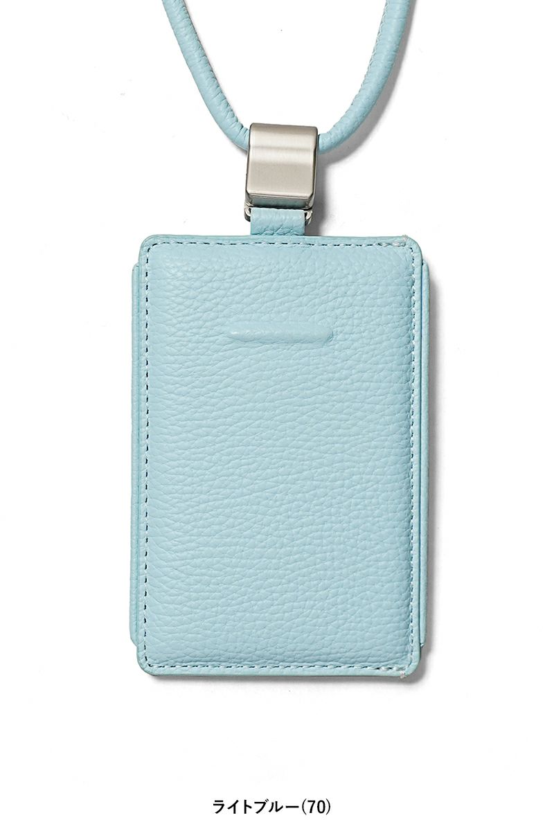 objcts.io(オブジェクツアイオー) iPhoneアクセサリー デタッチャブルストラップ付レザースリムカードホルダー