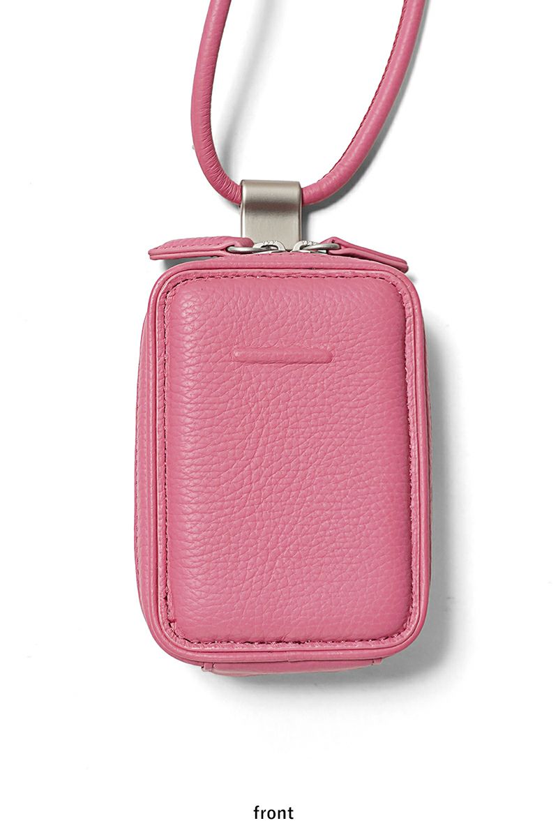 objcts.io(オブジェクツアイオー) iPhoneアクセサリー デタッチャブルストラップ付レザーマイクロバッグ