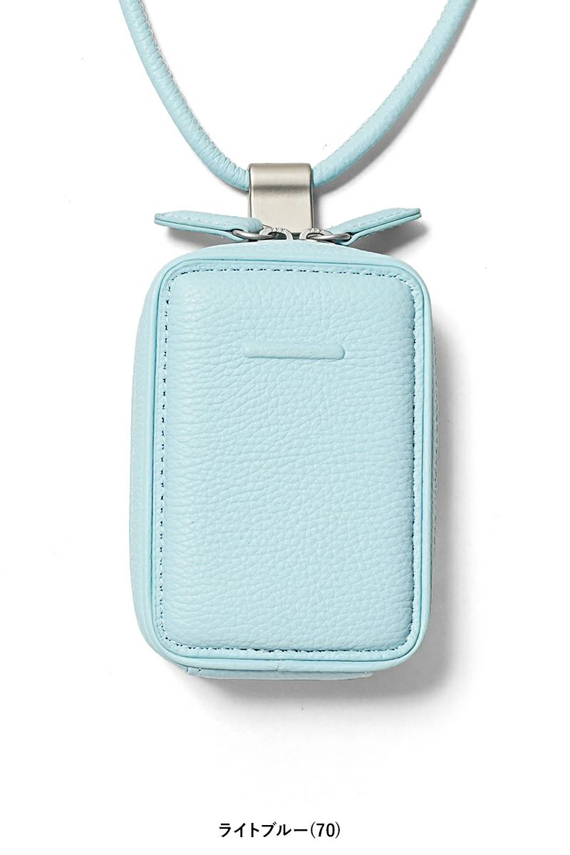 objcts.io(オブジェクツアイオー) iPhoneアクセサリー デタッチャブルストラップ付レザーマイクロバッグ