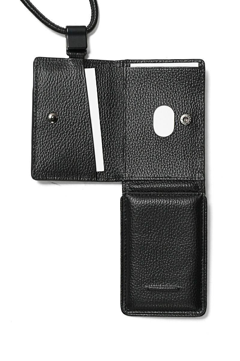 objcts.io(オブジェクツアイオー) iPhoneアクセサリー デタッチャブルストラップ付レザーウォレット