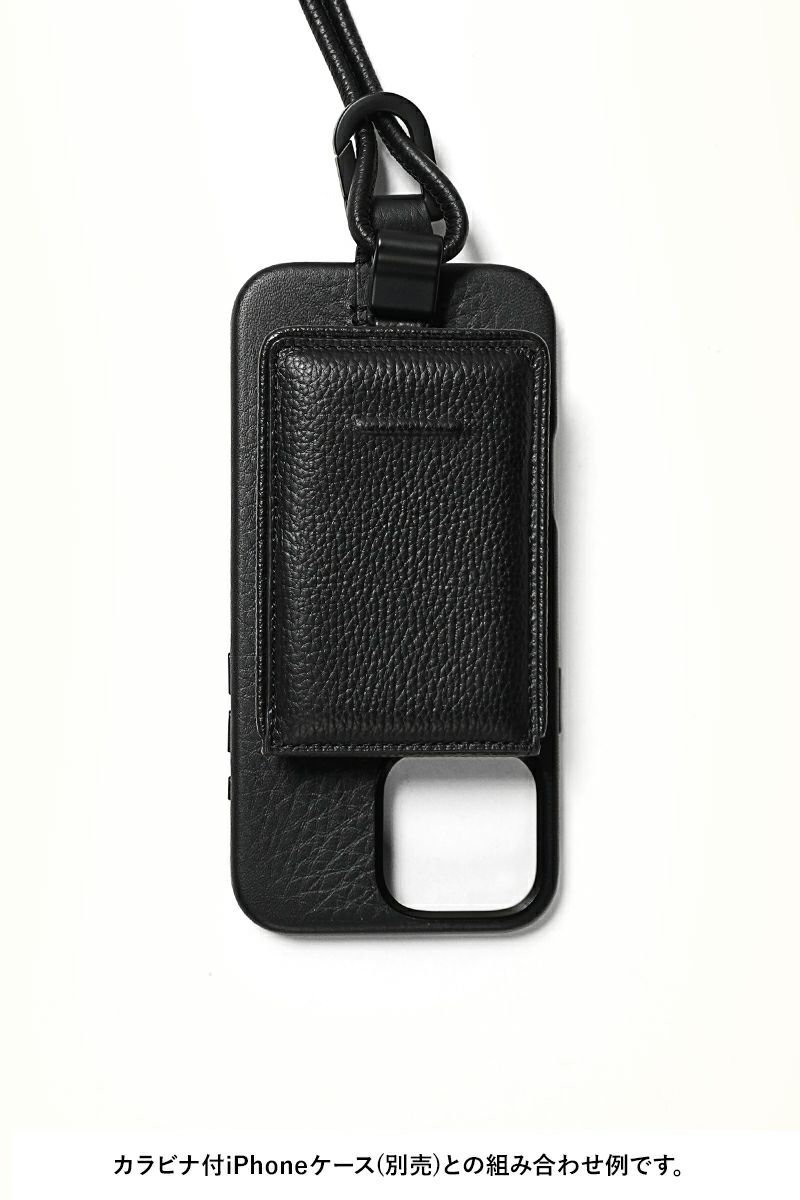 objcts.io(オブジェクツアイオー) iPhoneアクセサリー デタッチャブルストラップ付レザーウォレット