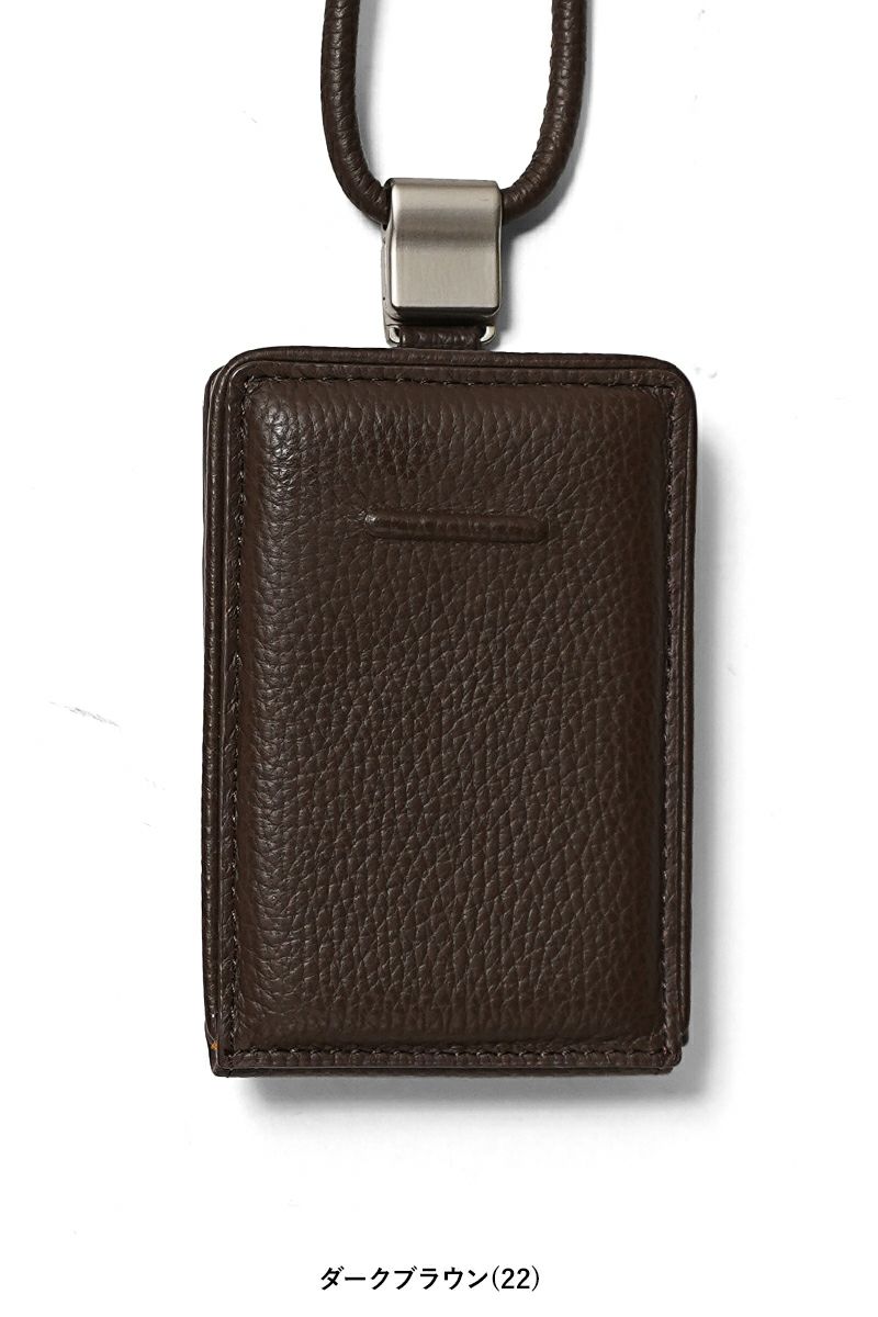 objcts.io(オブジェクツアイオー) iPhoneアクセサリー デタッチャブルストラップ付レザーウォレット