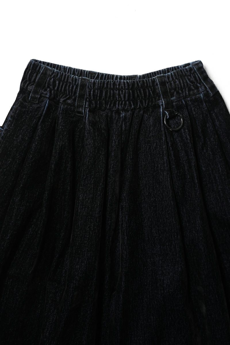 SYUMAN.(シュウマン) Coverd denim short trousers カバードデニムショートトラウザー 26SS-SY014