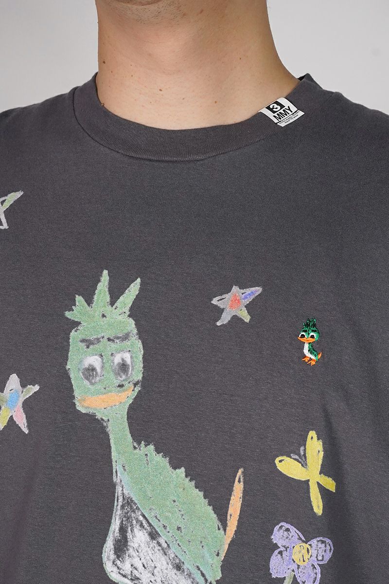 Maison MIHARA YASUHIRO(メゾン ミハラヤスヒロ) LEON KIDS DOODLE TEE レオンキッズドゥードゥルTシャツ J16TS862