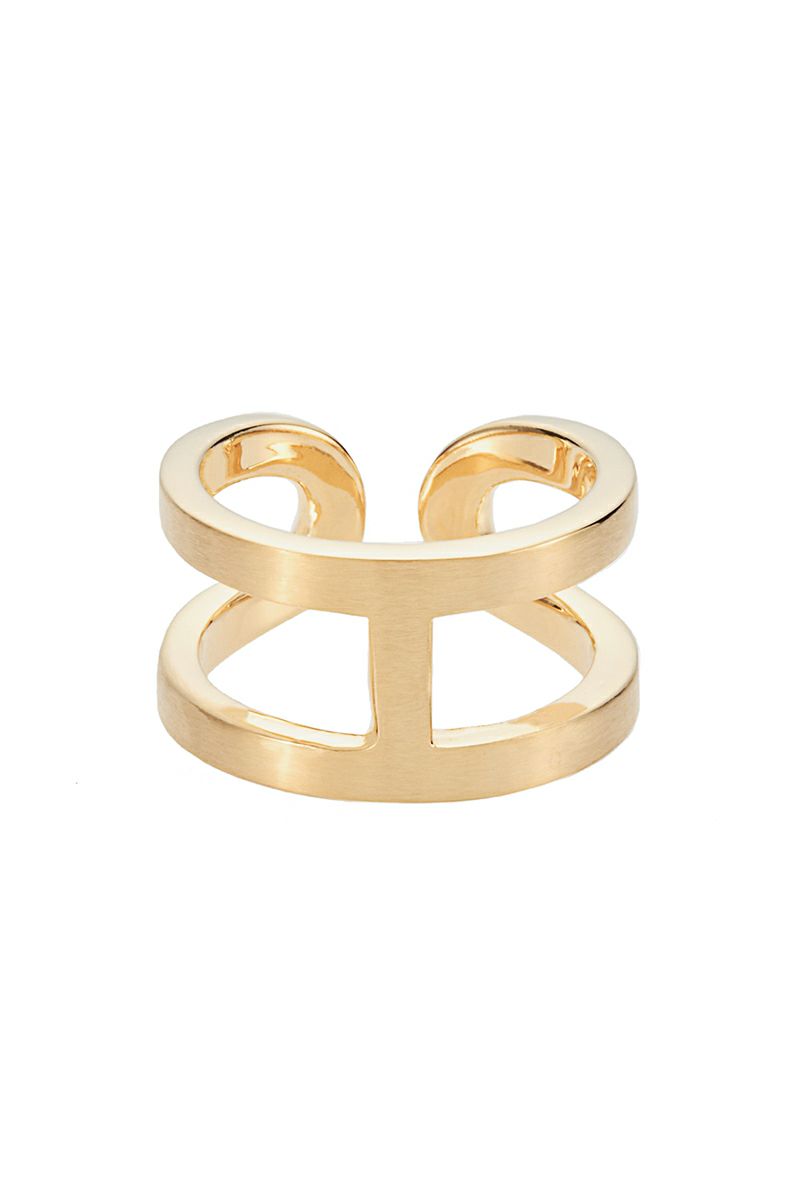 XOLO(ショロ) H Ring with Hair Line -GOLD- Hリングウィズヘアライン ゴールド XOR095-G