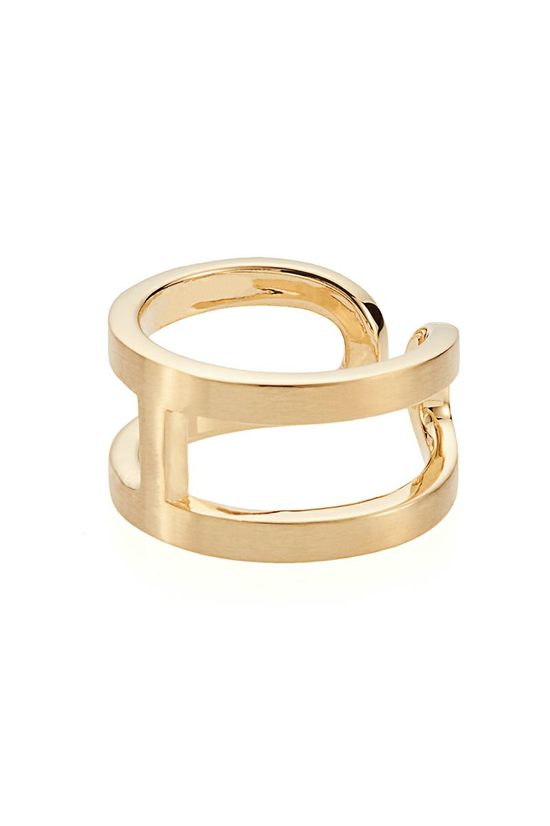 XOLO(ショロ) H Ring with Hair Line -GOLD- Hリングウィズヘアライン ゴールド XOR095-G