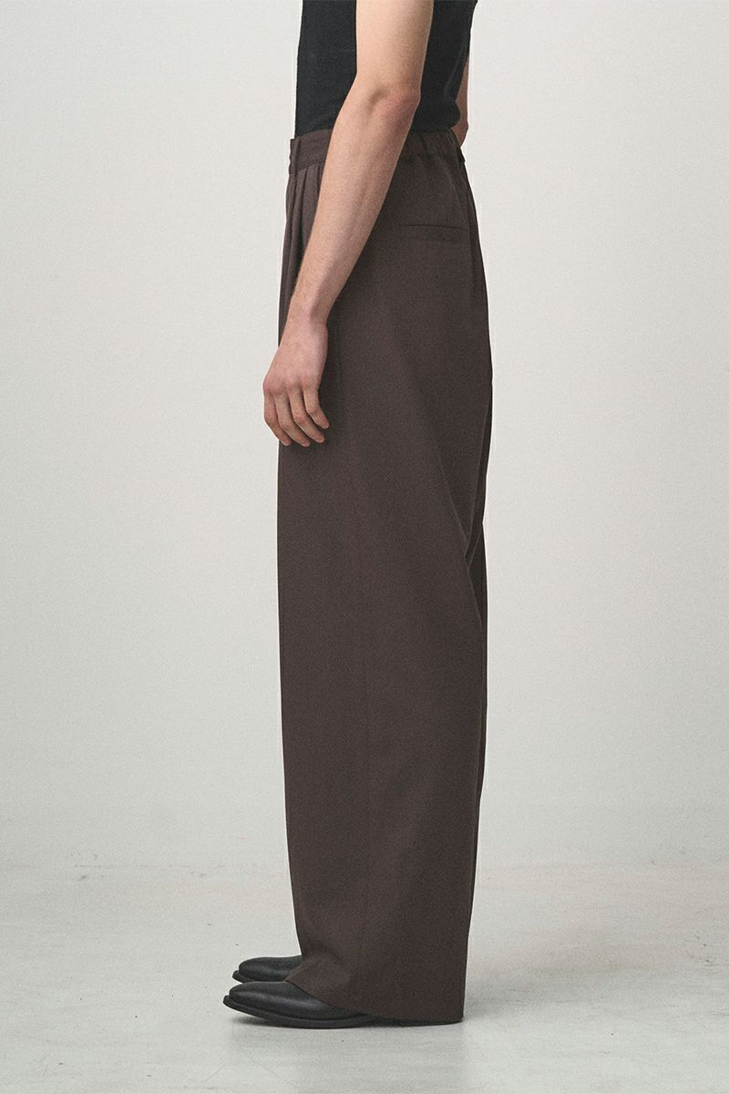 JUHA(ユハ) 2TUCK WIDE EASY PANTS ツータックワイドイージーパンツ 10230801-3