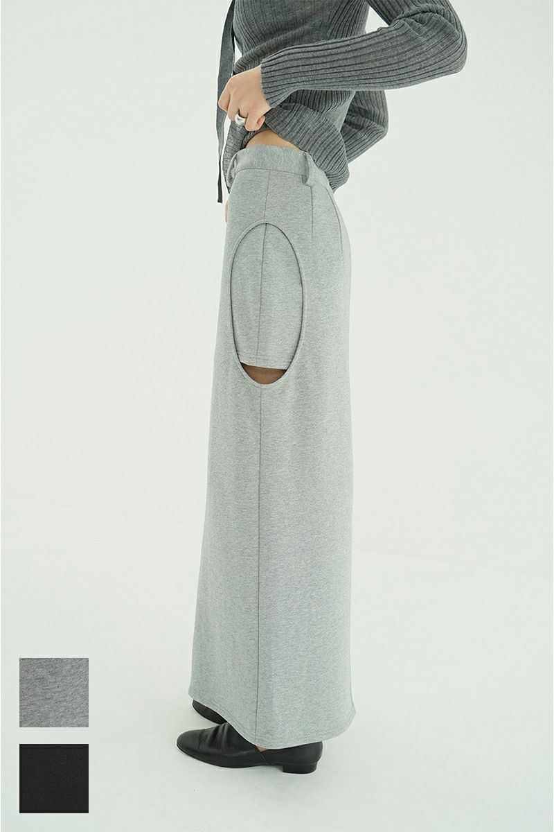 CLANE(クラネ) CIRCLE CUT SWEAT SKIRT サークルカットスウェットスカート 10109-6033
