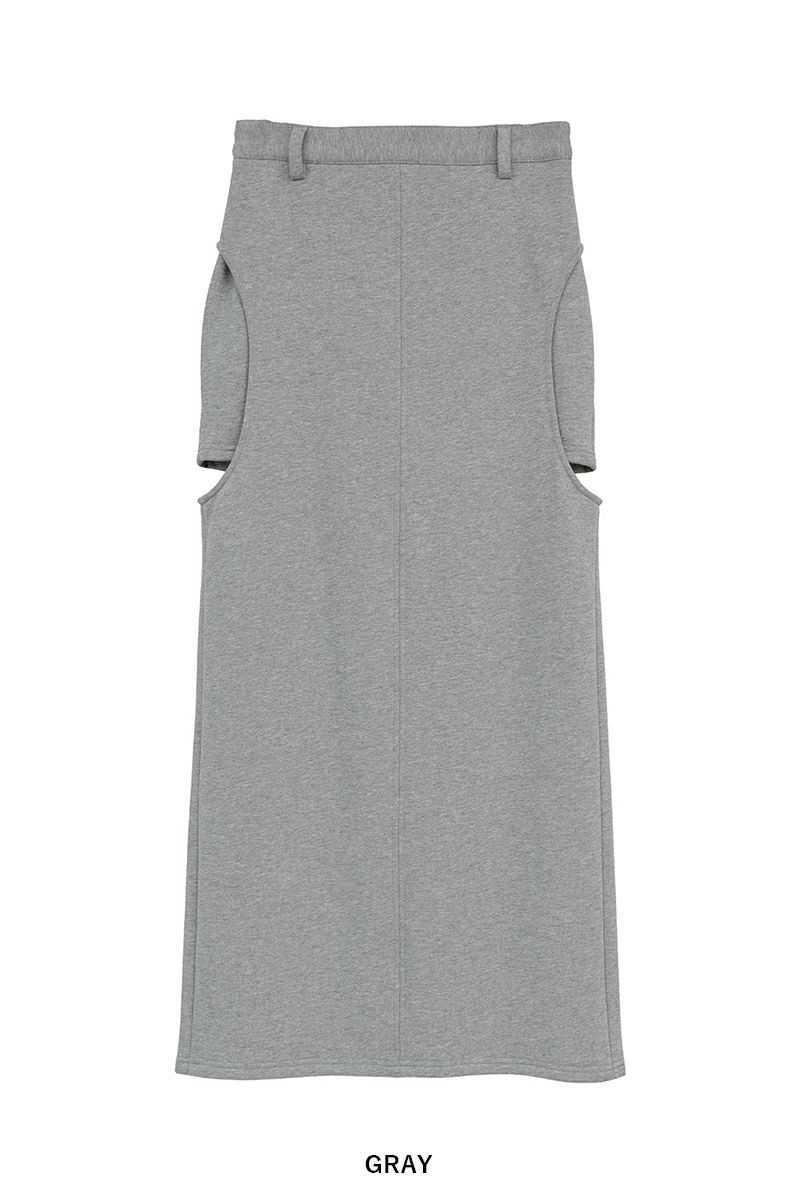 CLANE(クラネ) CIRCLE CUT SWEAT SKIRT サークルカットスウェットスカート 10109-6033
