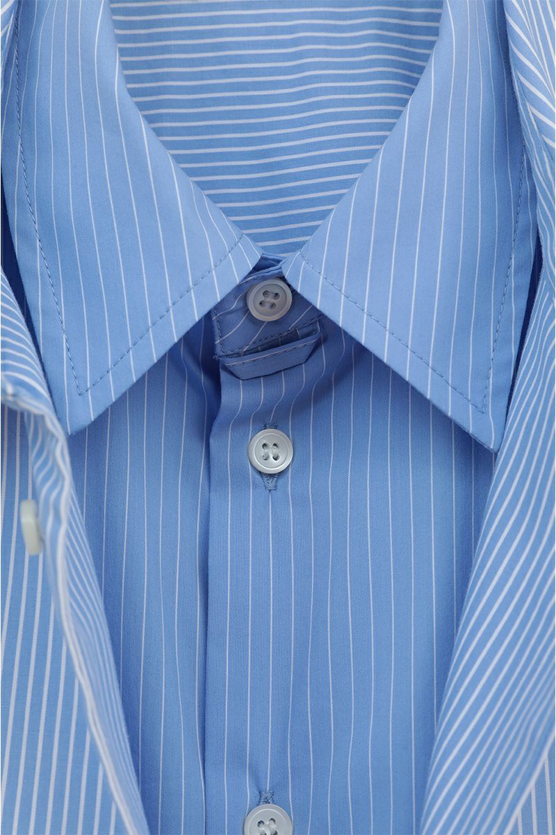 CLANE(クラネ) TWO TONE LAYERED SHIRTS ツートーンレイヤードシャツ 10122-4053